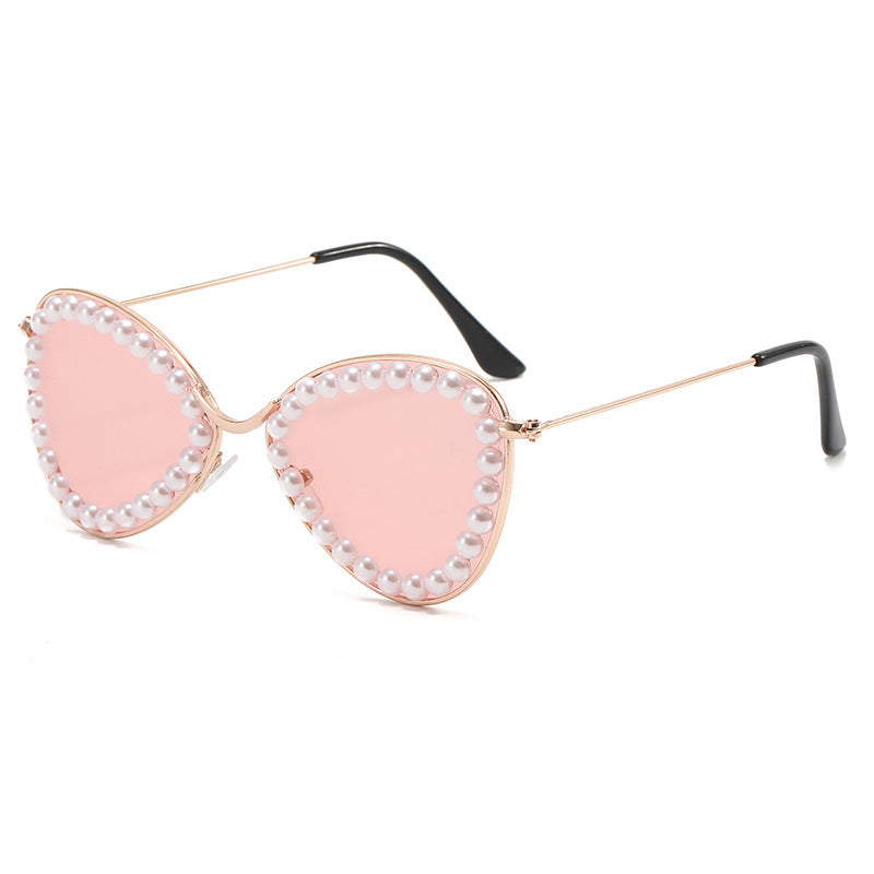 PC al por mayor 2023 Nuevas gafas de sol de encaje de triángulo de diamante